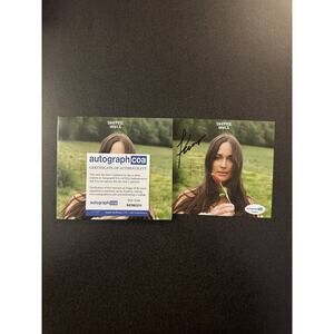 Kacey Musgraves Deeper Well SIGNED CD COA ACOA #SC98331